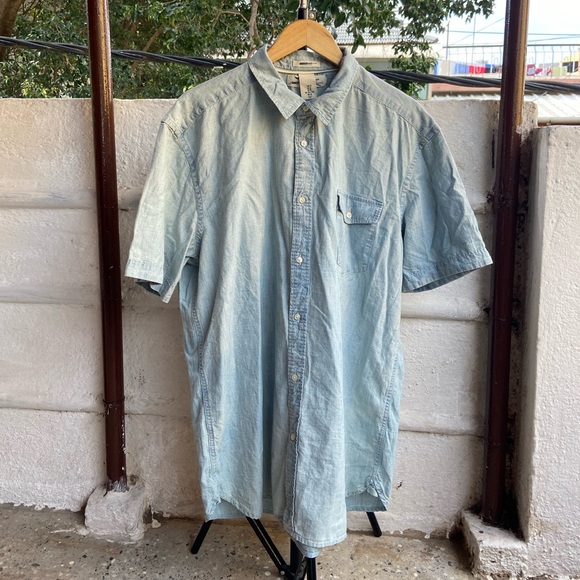 Label of Graded Goods Denim Shirt. Size- XL - Picture 4 of 8